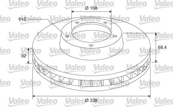 Valeo 185814 - Bremžu diski autodraugiem.lv