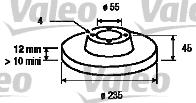 Valeo 186453 - Bremžu diski autodraugiem.lv