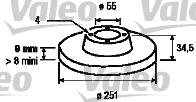 Valeo 186452 - Bremžu diski autodraugiem.lv