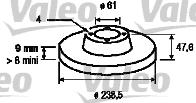 Valeo 186432 - Bremžu diski autodraugiem.lv