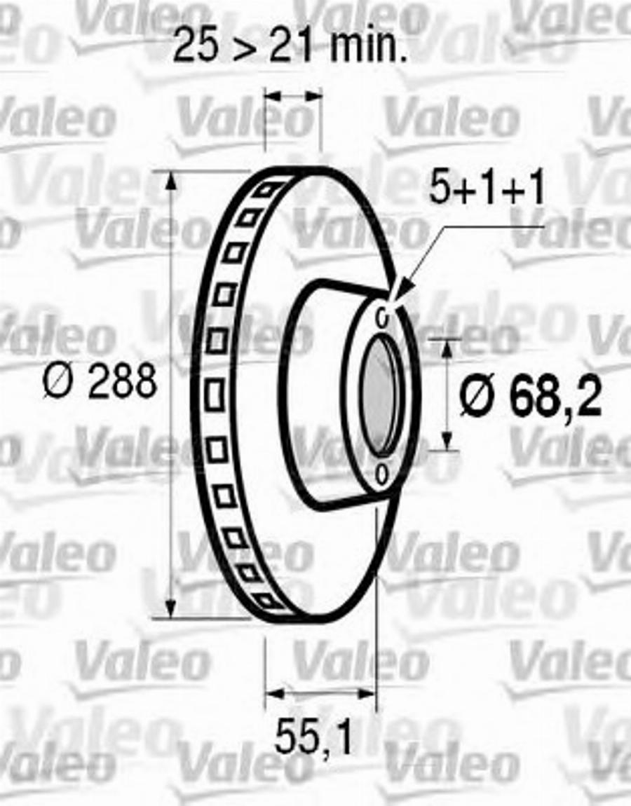 Valeo 186601 - Bremžu diski autodraugiem.lv