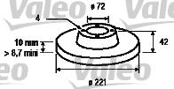 Valeo 186160 - Bremžu diski autodraugiem.lv