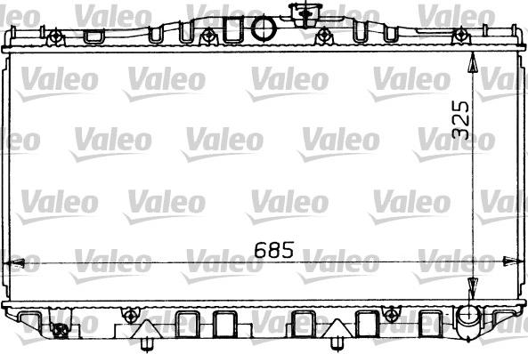 Valeo 819123 - Radiators, Motora dzesēšanas sistēma autodraugiem.lv