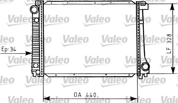 Valeo 819398 - Radiators, Motora dzesēšanas sistēma autodraugiem.lv
