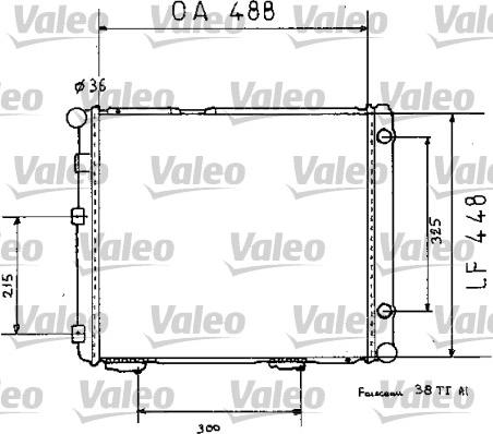 Valeo 819383 - Radiators, Motora dzesēšanas sistēma autodraugiem.lv