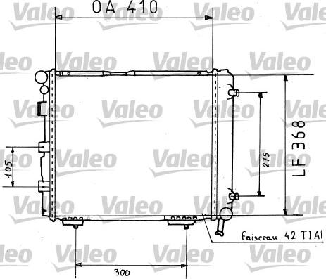 Valeo 819382 - Radiators, Motora dzesēšanas sistēma autodraugiem.lv