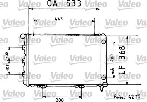 Valeo 819376 - Radiators, Motora dzesēšanas sistēma autodraugiem.lv