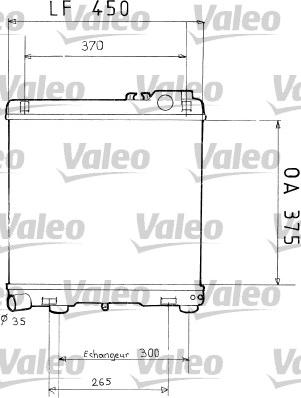 Valeo 819370 - Radiators, Motora dzesēšanas sistēma autodraugiem.lv