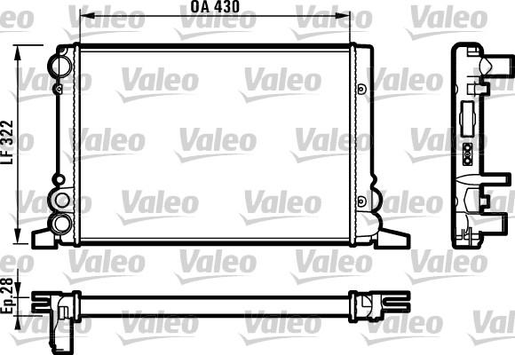 Valeo 819259 - Radiators, Motora dzesēšanas sistēma autodraugiem.lv