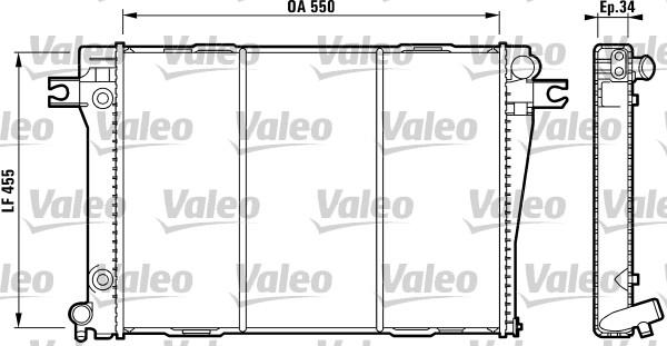 Valeo 819271 - Radiators, Motora dzesēšanas sistēma autodraugiem.lv