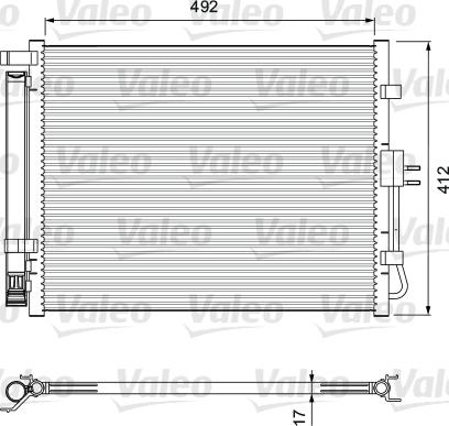 Valeo 814402 - Kondensators, Gaisa kond. sistēma autodraugiem.lv