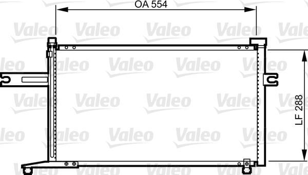Valeo 814300 - Kondensators, Gaisa kond. sistēma autodraugiem.lv