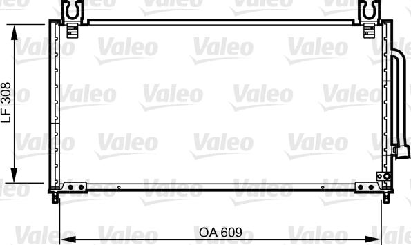 Valeo 814257 - Kondensators, Gaisa kond. sistēma autodraugiem.lv