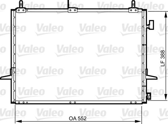 Valeo 814289 - Kondensators, Gaisa kond. sistēma autodraugiem.lv