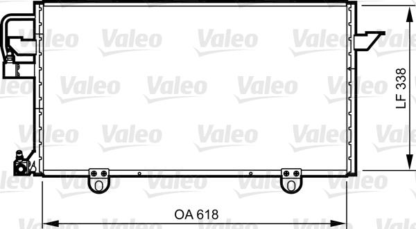 Valeo 814286 - Kondensators, Gaisa kond. sistēma autodraugiem.lv