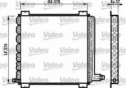 Valeo 816905 - Kondensators, Gaisa kond. sistēma autodraugiem.lv