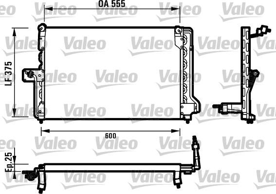 Valeo 816903 - Kondensators, Gaisa kond. sistēma autodraugiem.lv