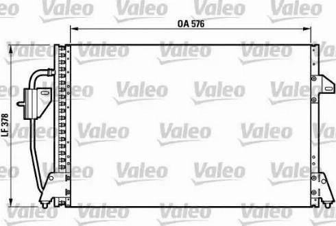 Valeo 816989 - Kondensators, Gaisa kond. sistēma autodraugiem.lv