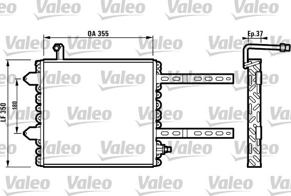 Valeo 816972 - Kondensators, Gaisa kond. sistēma autodraugiem.lv