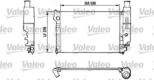 Valeo 816554 - Radiators, Motora dzesēšanas sistēma autodraugiem.lv