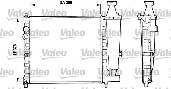 Valeo 816555 - Radiators, Motora dzesēšanas sistēma autodraugiem.lv