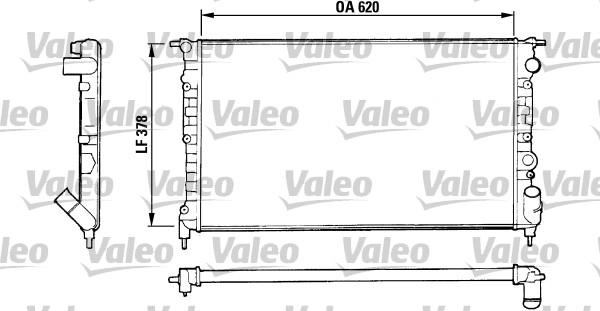 Valeo 816552 - Radiators, Motora dzesēšanas sistēma autodraugiem.lv