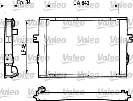 Valeo 816649 - Radiators, Motora dzesēšanas sistēma autodraugiem.lv