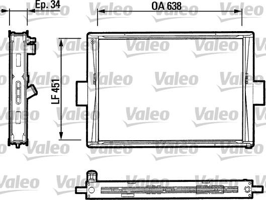 Valeo 816647 - Radiators, Motora dzesēšanas sistēma autodraugiem.lv