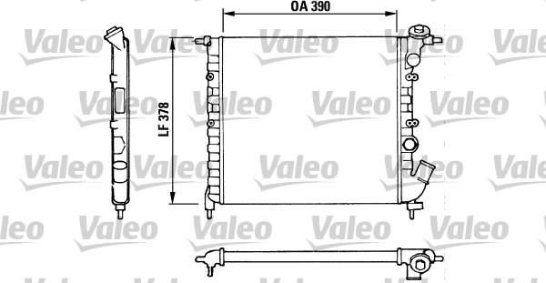 Valeo 816655 - Radiators, Motora dzesēšanas sistēma autodraugiem.lv