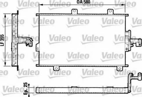 Valeo 816819 - Kondensators, Gaisa kond. sistēma autodraugiem.lv