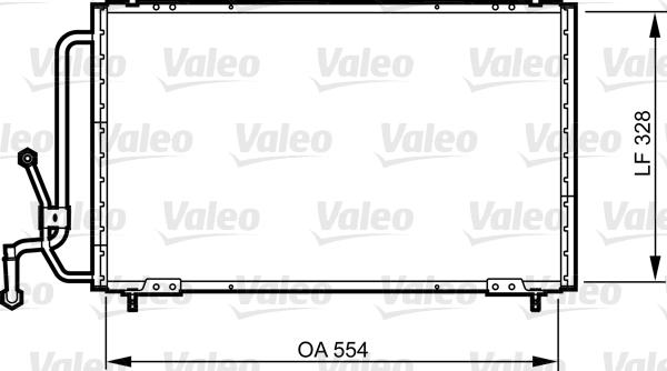 Valeo 816835 - Kondensators, Gaisa kond. sistēma autodraugiem.lv