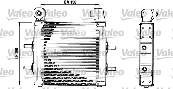 Valeo 816750 - Eļļas radiators, Motoreļļa autodraugiem.lv