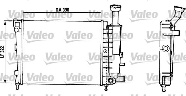 Valeo 816706 - Radiators, Motora dzesēšanas sistēma autodraugiem.lv