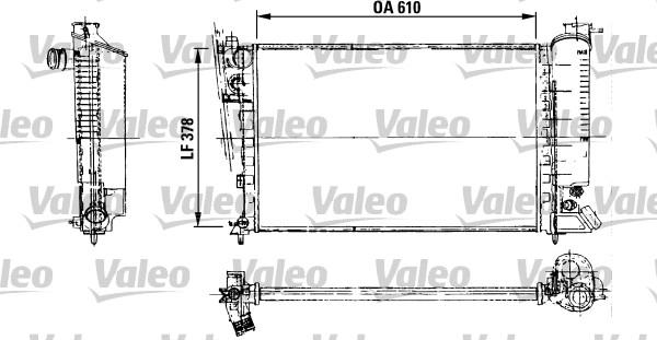 Valeo 816716 - Radiators, Motora dzesēšanas sistēma autodraugiem.lv