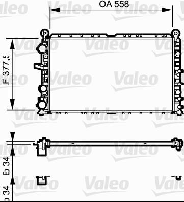 Valeo 810949 - Radiators, Motora dzesēšanas sistēma autodraugiem.lv