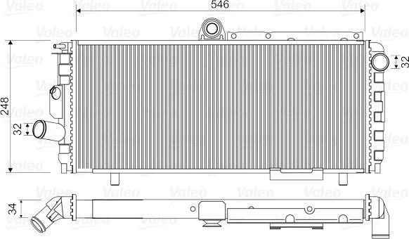 Valeo 810948 - Radiators, Motora dzesēšanas sistēma autodraugiem.lv
