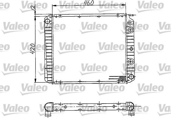 Valeo 810969 - Radiators, Motora dzesēšanas sistēma autodraugiem.lv