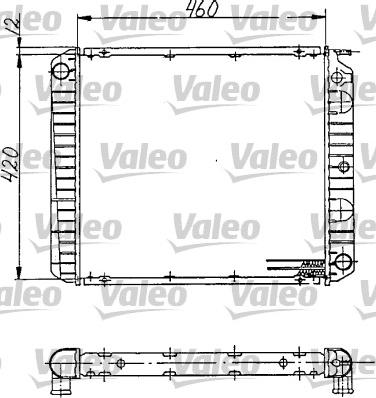 Valeo 810968 - Radiators, Motora dzesēšanas sistēma autodraugiem.lv