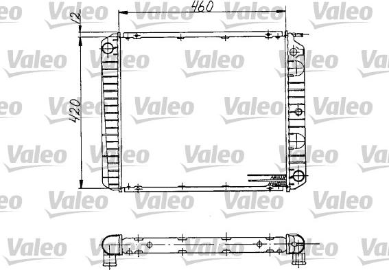 Valeo 810970 - Radiators, Motora dzesēšanas sistēma autodraugiem.lv