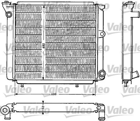 Valeo 810891 - Radiators, Motora dzesēšanas sistēma autodraugiem.lv