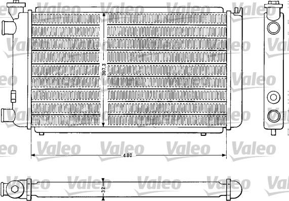 Valeo 810843 - Radiators, Motora dzesēšanas sistēma autodraugiem.lv