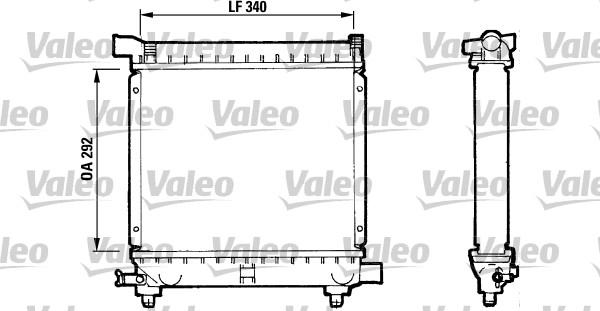 Valeo 810869 - Radiators, Motora dzesēšanas sistēma autodraugiem.lv