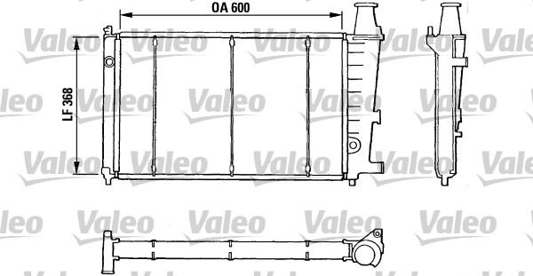 Valeo 810807 - Radiators, Motora dzesēšanas sistēma autodraugiem.lv