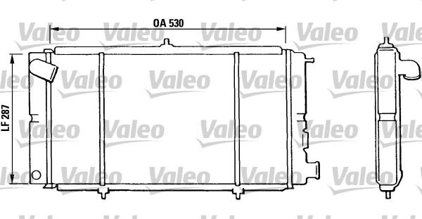 Valeo 810811 - Radiators, Motora dzesēšanas sistēma autodraugiem.lv