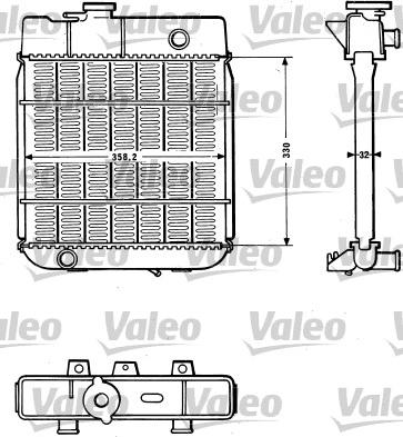 Valeo 810880 - Radiators, Motora dzesēšanas sistēma autodraugiem.lv