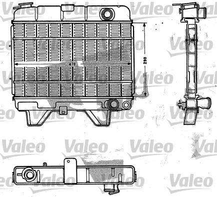 Valeo 810881 - Radiators, Motora dzesēšanas sistēma autodraugiem.lv