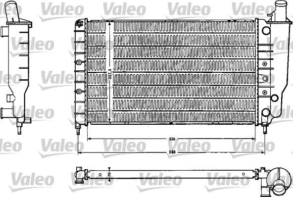 Valeo 810888 - Radiators, Motora dzesēšanas sistēma autodraugiem.lv