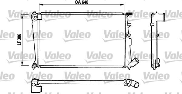 Valeo 810836 - Radiators, Motora dzesēšanas sistēma autodraugiem.lv
