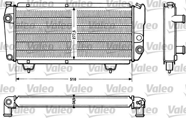 Valeo 810831 - Radiators, Motora dzesēšanas sistēma autodraugiem.lv