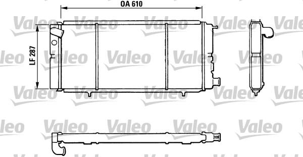 Valeo 810827 - Radiators, Motora dzesēšanas sistēma autodraugiem.lv